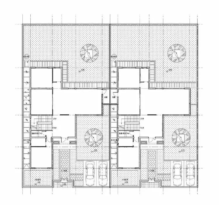 修建被院落切分，，院与筑自然渗透